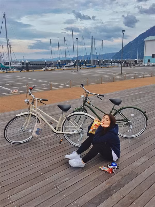 Cùng ngắm những khung hình đẹp của hot girl Mẫn Tiên trên đất Nhật. Ảnh sử dụng trong bài: Facebook nhân vật.