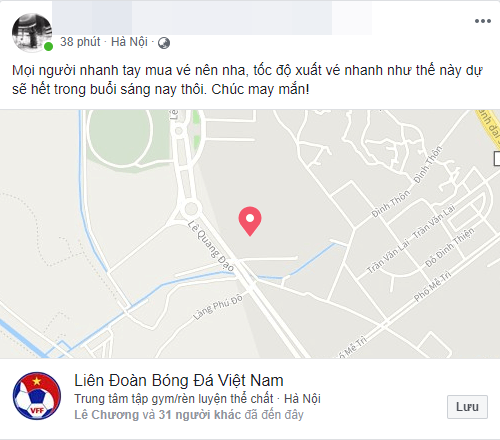 Tuy nhiên, trái với sự trông đợi của nhiều người, đa phần các dân mạng đều không mua được vé vì các trang web mua vé AFF Cup đều báo bận hoặc nghẽn mạng cục bộ.