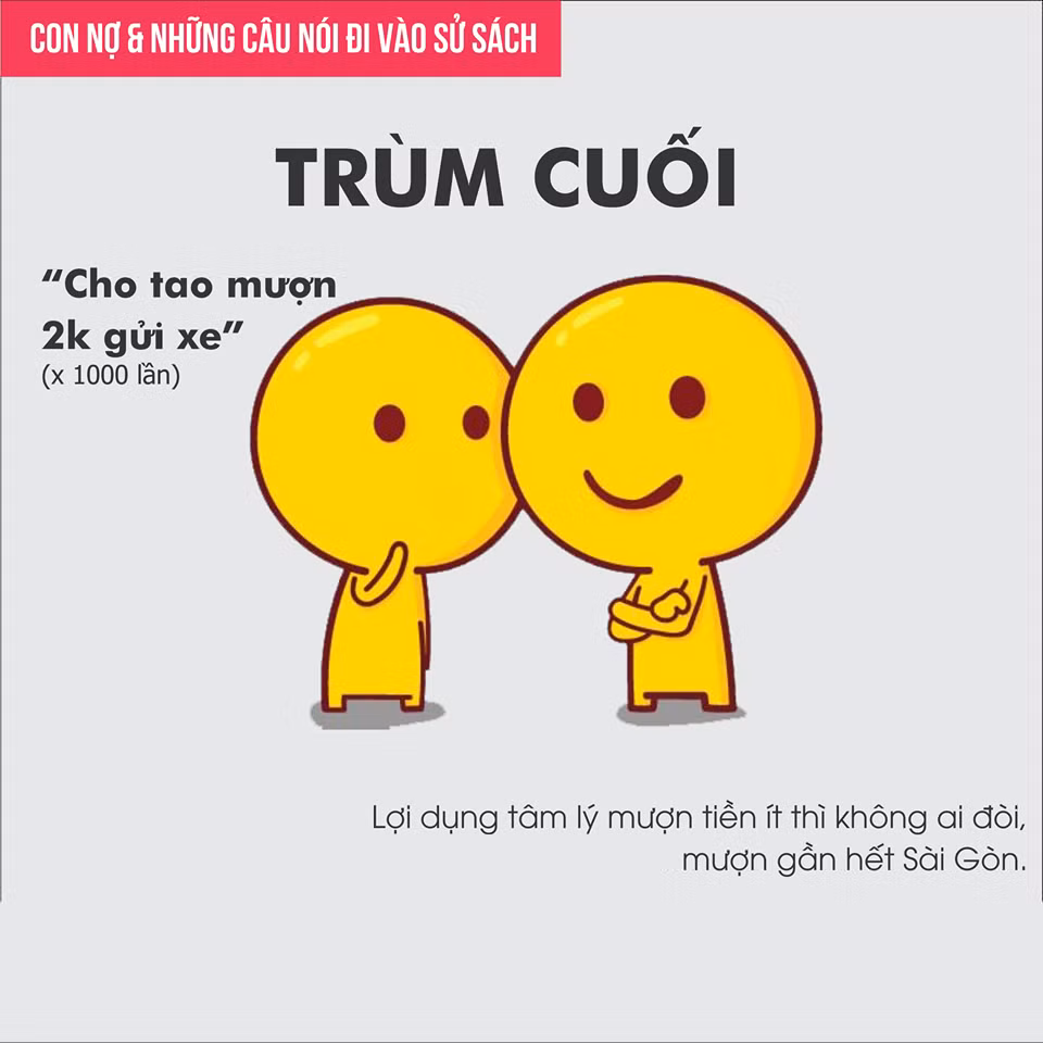 Xin số tiền nho nhỏ nhưng đến vài trăm lần trong một tháng.