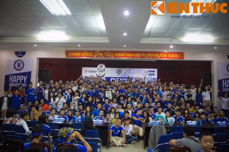 Buổi sinh nhật lần thứ 8 của CFCVN đã thu hút được rất nhiều fan của Chelsea tới tham dự.