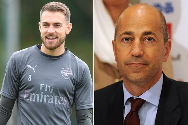 AC Milan đang muốn cả GĐĐH Arsenal lẫn ngôi sao Aaron Ramsey khiến đội bóng thành London đứng trước nguy cơ bị rút ruột đồng loạt.