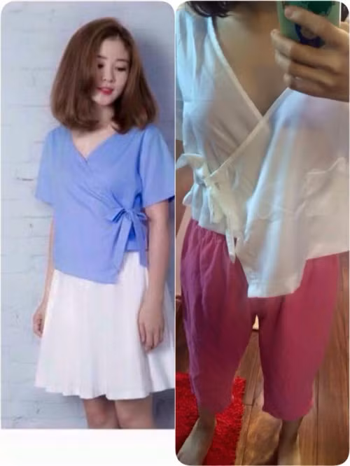 Một số khác thì cho rằng, chính việc bản thân không được đẹp như người mẫu nhưng khi mua về trách cứ người bán hàng là điều khá bất công. Nếu muốn đẹp thì hãy tự mình tới cửa hàng để lựa chọn.