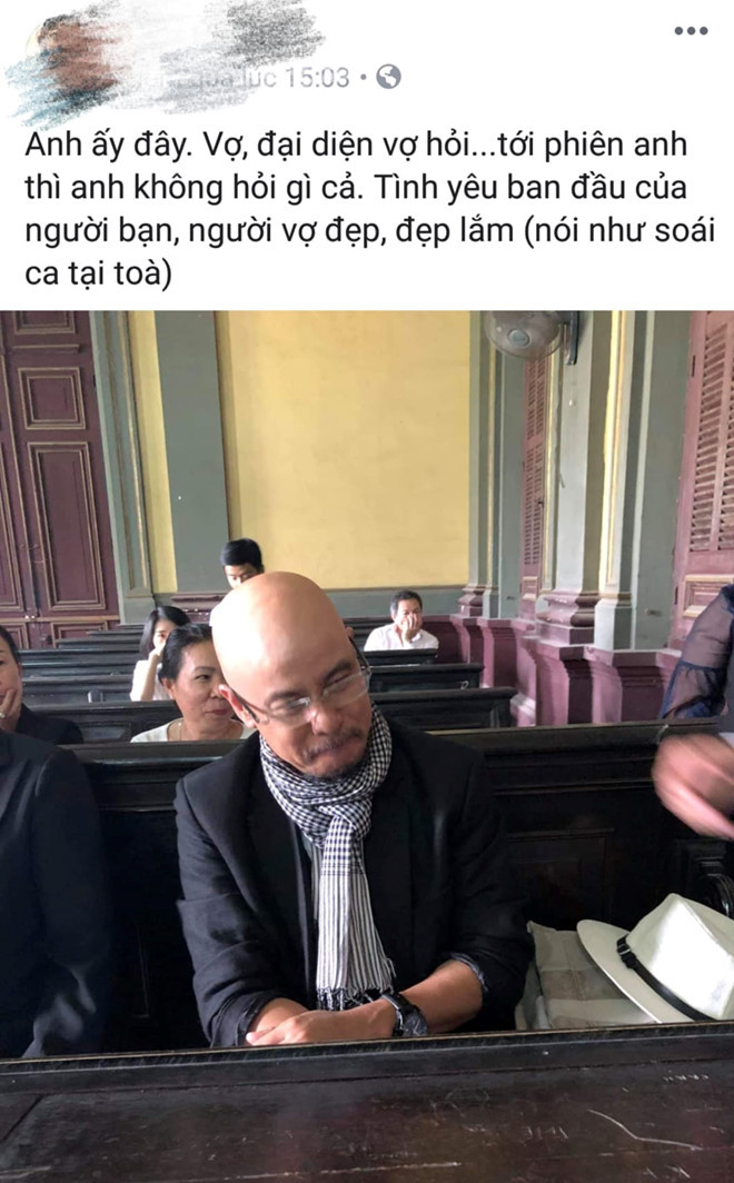 Bên cạnh những ý kiến đặt ra cho bạn bè và người thân thì cũng không ít bình luận hướng trọng tâm vào phiên tòa và đưa ra những ý kiến trái chiều. Đơn cử như nickname H.T có bình luận: "Nhìn thái độ và lời nói của mỗi người có thể hiểu ai đúng, ai sai! Người phụ nữ kia đã làm gì khiến ông Vũ phải nói rặn ra từng chữ như vậy, nhưng người phụ nữ kia vẫn nhã nhặn phân trần về phần đời đã qua, đã từng là vợ chồng, đã từng có những đứa con với nhau... để rồi giờ đây phải cam chịu, chỉ xin được chu cấp để nuôi con".