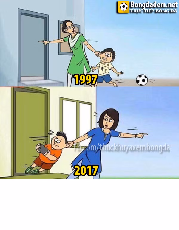 Cách cha mẹ đối xử với con cái 10 năm trước đây thật khác.