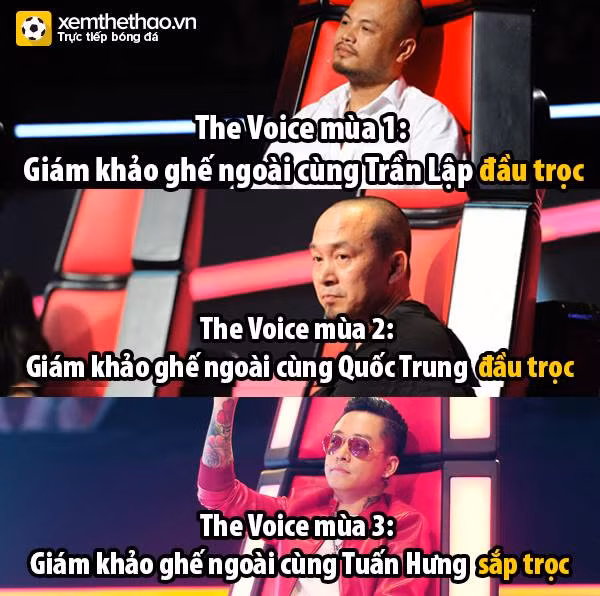 Bộ ba giám khảo The Voice.