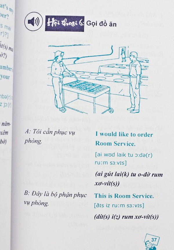 "Nếu học theo cách này, dù có đọc đúng ngữ pháp thì người nước ngoài cũng sẽ không hiểu gì. Theo tôi, chúng ta nên học các chữ cái phiên âm quốc tế, rồi sau đó nhìn vào từ điển và đọc chính xác. Sẽ dễ hơn là đọc từng chữ phiên âm "thô" như vậy", nickname Thuận Lâm chia sẻ.