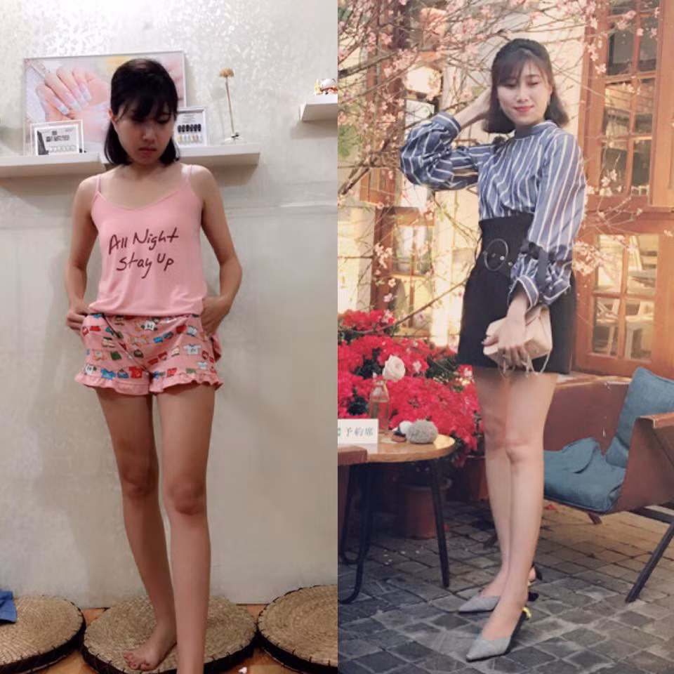 Chân dài eo thon cứ để áo quần nó tôn dáng lên cho các chị em.