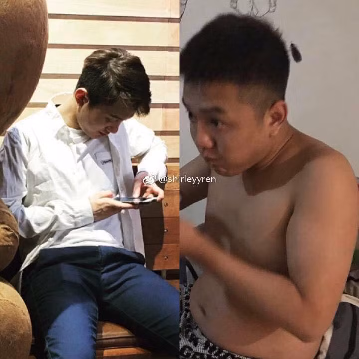 Mới đây, trên nhiều fanpage mạng xã hội có đăng tải hai bức ảnh so sánh ngoại hình của một nam thanh niên trước và sau khi lấy vợ khiến cánh mày râu xuýt xoa tiếc nuối ''thời trai trẻ'' của mình.