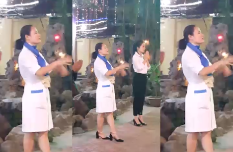 Xinh đẹp chẳng kém cạnh hot girl nhưng nổi tiếng bằng một clip với hành động lạ như này có lẽ chẳng ai muốn rơi vào hoàn cảnh đó.