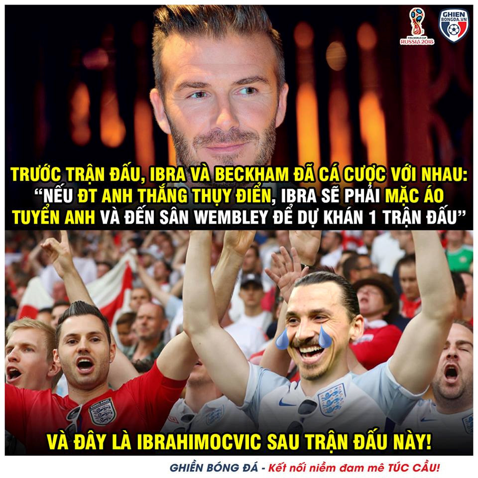 Khi Ibrahimovic thua trận và phải chịu hình phạt.