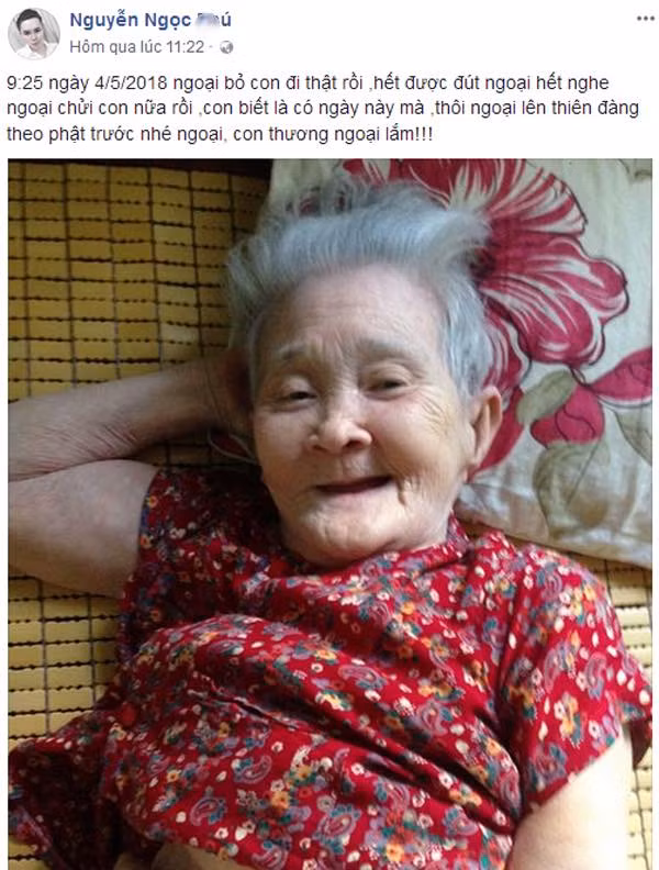 Chắc hẳn nhiều người vẫn còn nhớ bà ngoại "xì-tin" đáng yêu trong clip được cháu ngoại đút cơm cho ăn. Cụ bà Phạm Thị Danh (90 tuổi ở Hooc Môn, TP HCM) bỗng nổi tiếng sau 1 đêm nhờ clip siêu dễ thương với biểu cảm chắc khác gì con nít.