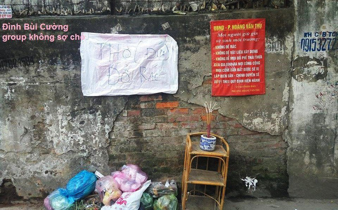 Đánh cả vào lòng tự trọng và nhân cách nhưng việc cấm đổ rác bừa bãi vẫn thường xuyên diễn ra gây khó chịu cho những người phải sống xung quanh bãi rác tự phát.