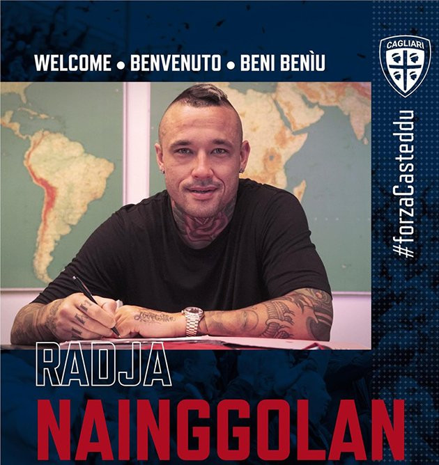 Không thể tìm chỗ đứng tại CLB Inter Milan, Nainggolan gia nhập Cagliari, đội bóng cũ của anh dưới dạng cho mượn kèm theo tùy chọn mua đứt vào năm 2020.