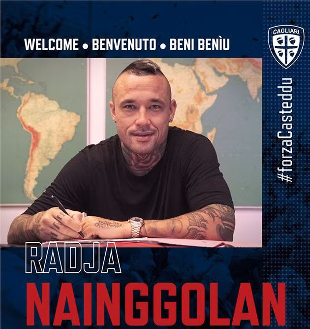 Không thể tìm chỗ đứng tại CLB Inter Milan, Nainggolan gia nhập Cagliari, đội bóng cũ của anh dưới dạng cho mượn kèm theo tùy chọn mua đứt vào năm 2020.