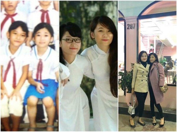 Chơi thân với nhau từ tận những năm cấp 1, đến khi cả 2 trưởng thành rồi thì vẫn có thể quàng vai bá cổ như thường. Ngót nghét cũng phải gần 20 năm tình bạn rồi chứ chẳng đùa.