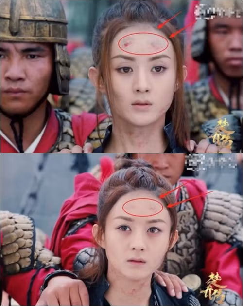 Trong một cảnh quay, diễn viên Lưu Diệc Phi bị siết cổ bằng dây trói song các “mọt phim” lại phát hiện sợi dây chỉ được quấn quanh cổ nữ diễn viên. Ngoài ra, nhiều fan còn soi được lỗi “thần tiên tỷ tỷ” diện nội y thời hiện đại dù đang quay phim cổ trang.