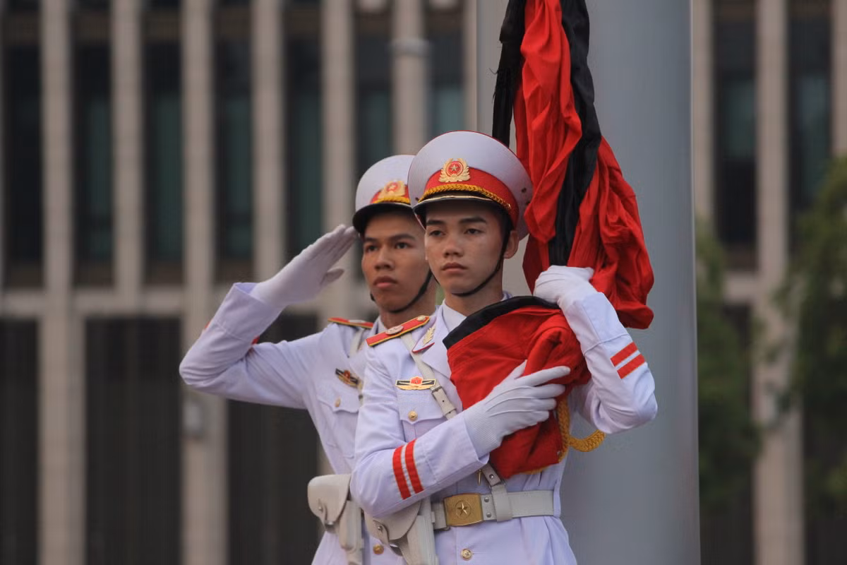 Lễ viếng Chủ tịch nước Trần Đại Quang bắt đầu từ 7 giờ 00 phút, ngày 26/9/2018, tại Nhà tang lễ quốc gia số 5 Trần Thánh Tông, Hà Nội.