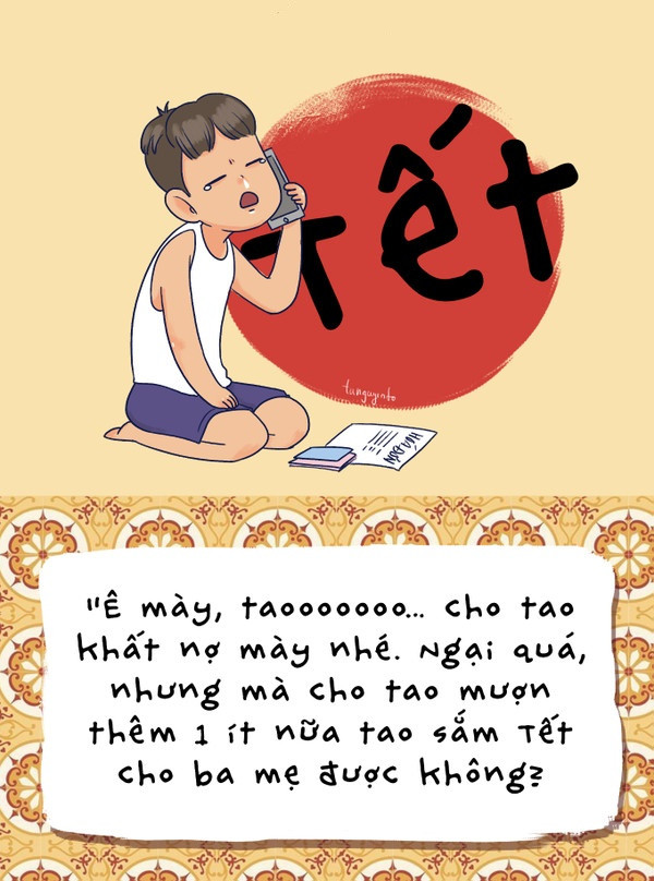 Người con xa quê làm lụng lam lũ cả năm cũng chỉ mong lo được một cái Tết thật trọn vẹn cho gia đình. Những người có nợ là thấu hiểu nhất.