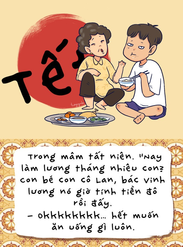 Sự so sánh trong mâm cơm cũng khiến bạn chạnh lòng thật sự.