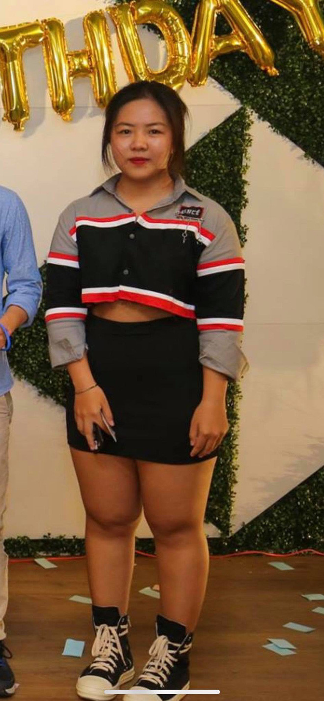 Quế Hương (SN 1999) đến từ Đồng Nai, hiện đang sống tại thành phố Hồ Chí Minh từng khổ sở với thân hình quá cỡ, nặng đỉnh điểm lên đến 75kg.