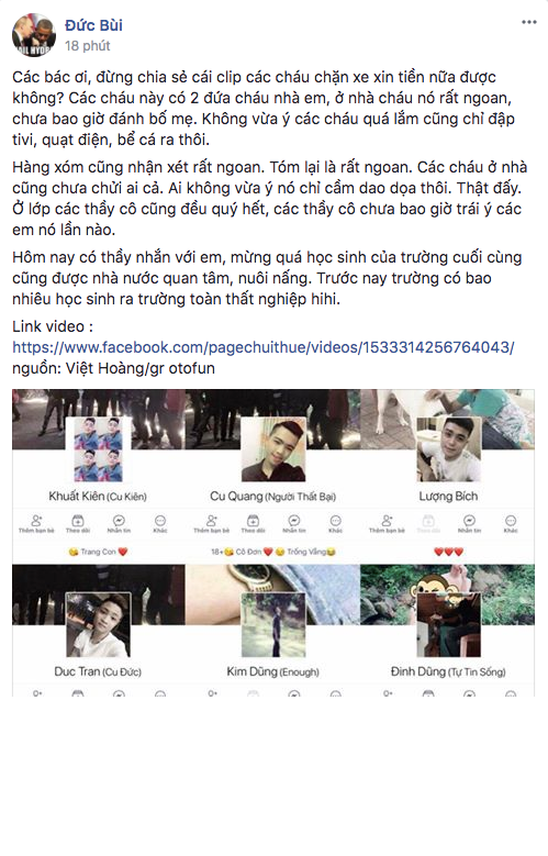 Có rất nhiều thành viên đã cất công tìm hiểu trang cá nhân của nhóm thanh niên trên, cùng với đó chế ảnh khi mặc áo tù với hành vi chặn xe cướp tiền trên cao tốc IC8. Cùng với đó là những chia sẻ đầy hài hước về đoạn clip đang gây bão này.