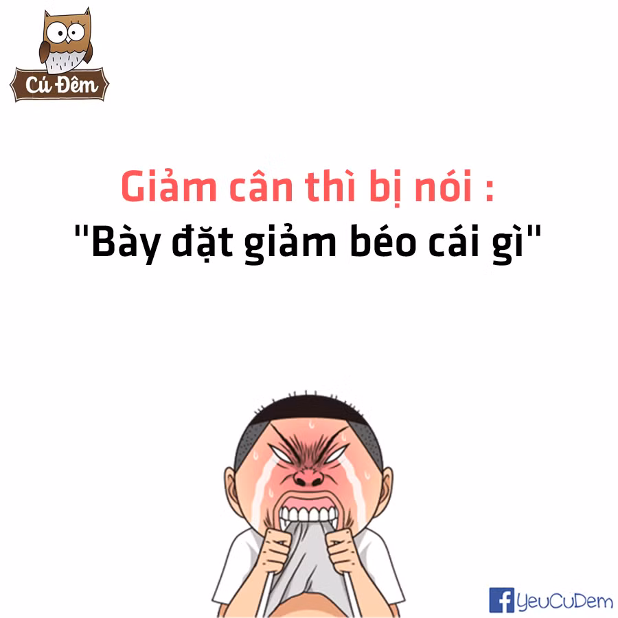 Khi hội những người béo có ý định giảm cân, "miệng lưỡi thiên hạ" cũng không buông tha họ.