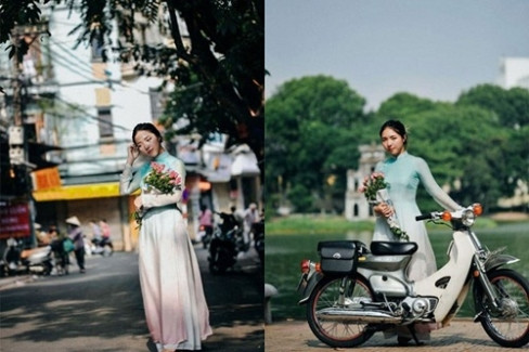 Lam Khê - con gái Lê Khanh: Lam Khê là con gái lớn của NSND Lê Khanh, càng lớn cô thiếu nữ này càng xinh đẹp giống mẹ.