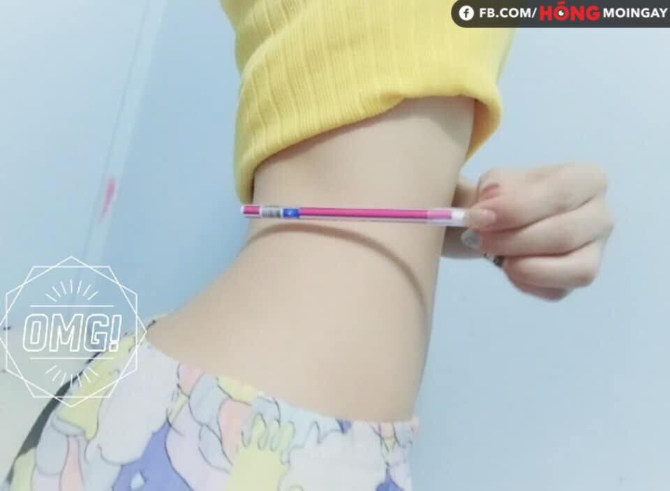 Chỉ cần khi nằm xuống, eo của bạn nhỏ hơn chiều dài chiếc bút thì xin chúc mừng: bạn đang sở hữu vóc dáng thon gọn.