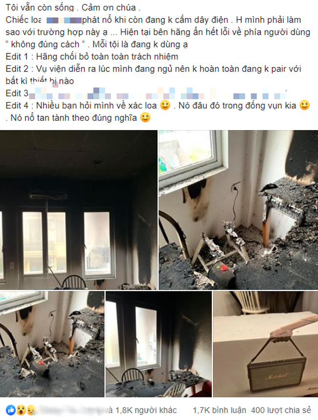 Chiec loa bat ngo phat no, nam thanh nien thoat chet trong gang tac