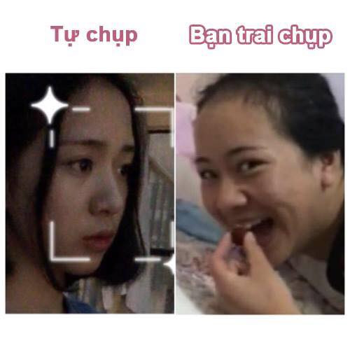 Ngay sau khi được đăng tải, những bức ảnh so sánh giữa việc tự chụp và nhờ người yêu chụp ảnh đã nhận được sự đồng tình của nhiều dân mạng, đặc biệt là các chị em.