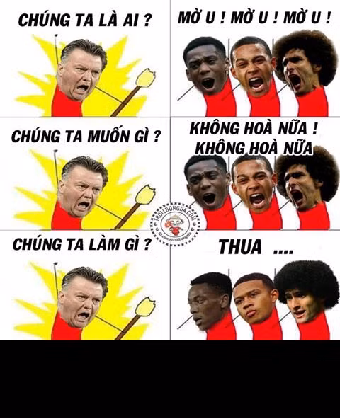 Dân mạng đã tung ảnh chế về khẩu hiệu mới của các cầu thủ Man United mùa giải này.