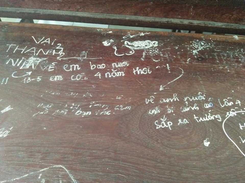 Bên cạnh những bình luận hoài niệm, nhiều thành viên trên mạng xã hội cũng cho rằng, việc viết lên bàn là điều không nên bởi nó sẽ làm ảnh hưởng tới những người ngồi sau đó và làm mất mĩ quan của lớp học.