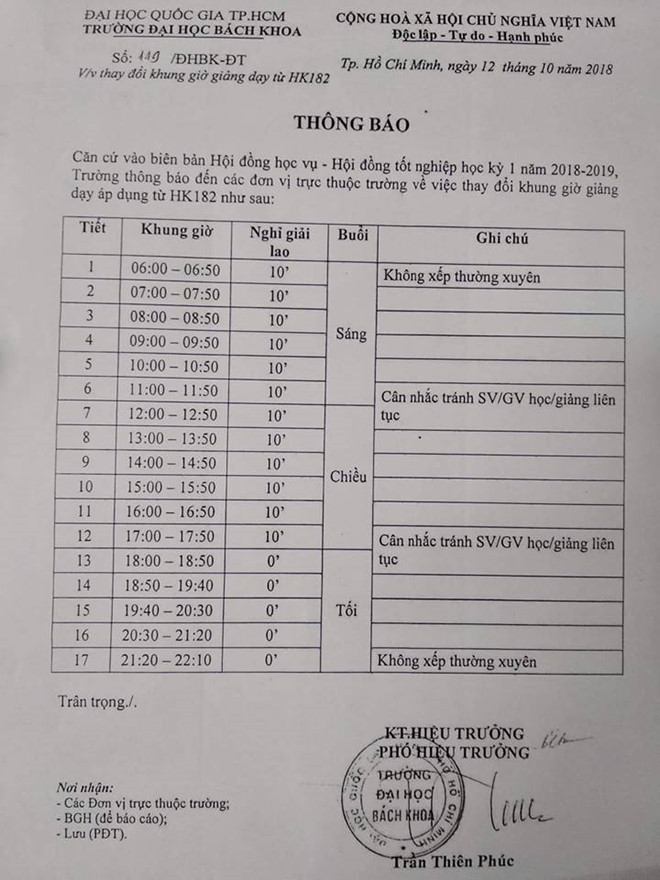 Dan mang noi gi ve viec sinh vien phai di hoc tu 6h sang?