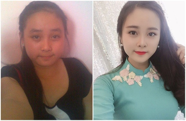 Cô gái được chú ý tới nhờ màn lột xác trước và sau đại học đó là Lường Thị Khánh Huyền (SN 1998) hiện là sinh viên Đại học Công nghệ thông tin và Truyền thông Thái Nguyên.