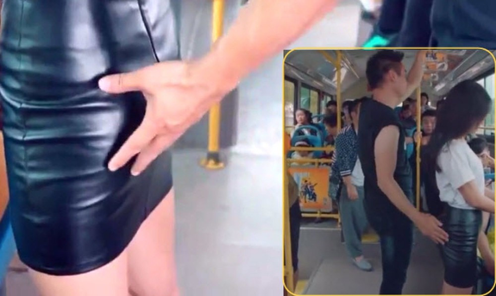 Lợi dụng việc đông đúc trên các phương tiện công cộng không ít gã yêu râu xanh đã thực hiện hành động bỉ ổi của mình.