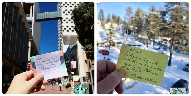 Phong trào đã thu hút người Việt ở nhiều nước trên thế giới tham gia. Từ khắp nơi trên thế giới những du học sinh Việt hay nơi xuất hiện người Việt những bức ảnh đưa U23 đi khắp thế giới đã được gửi về fanpage của fan U23 Việt Nam.