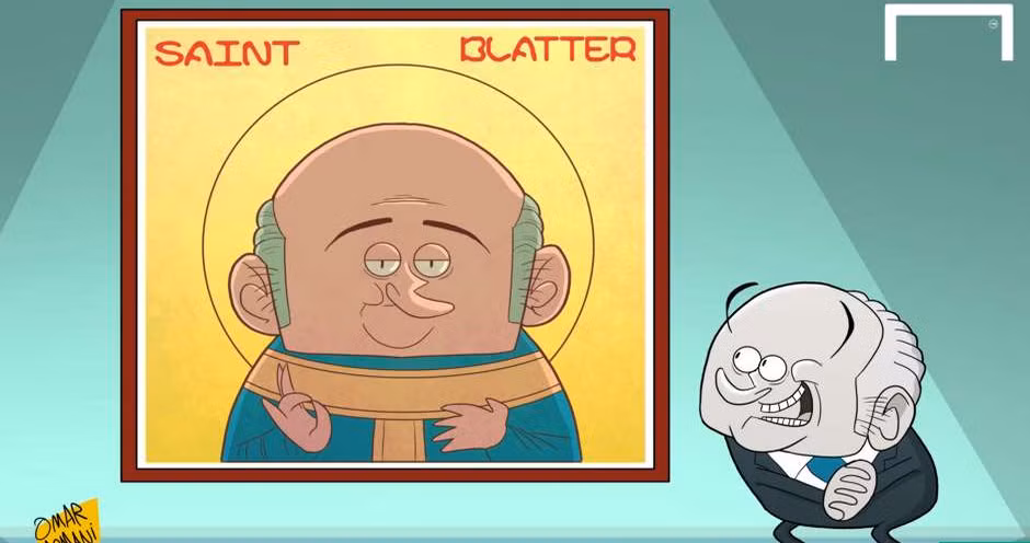 Với việc "cò quay" trong tuyên bố từ chức của mình, Sepp Blatter đang muốn mình được NHM bóng đá trên thế giới phong chức "Thánh cò quay".