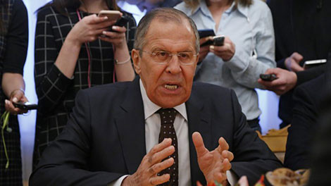 Ngoại trưởng Nga S.Lavrov tuyên bố có âm mưu chính trị nhằm vào Nga trong vụ án đầu độc điệp viên hai mang Sergei Skripal. Ảnh: EurActiv.