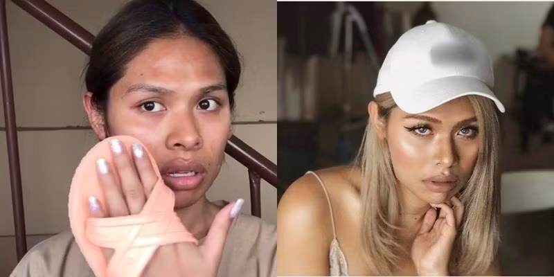 Vừa qua, trên tài khoản Instagram của một cô nàng Thái Lan có tên là Mixy Bigmouth đã đăng tải một đoạn clip trang điểm bằng một chiếc dép tông khiến dân mạng nước này được phen cười ngiêng ngả, đồng thời cũng chào thua vì độ sáng tạo quá bá đạo của cô nàng này