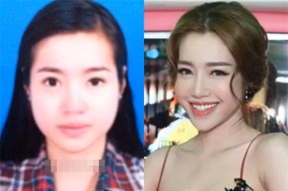 Nhiều người không khỏi giật mình khi nhìn thấy ảnh thẻ với khuôn mặt tròn xoe của Elly Trần ngày ấy. Hiện nay, "bà mẹ hai con" đã lấy lại được vóc dáng chuẩn với vòng eo 54cm và khuôn mặt V-line.