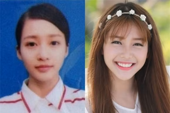 Ảnh thẻ của Khả Ngân được khen là vẫn giữ được những đường nét hoàn hảo, đẹp mọi góc cạnh trên khuôn mặt của hot girl.