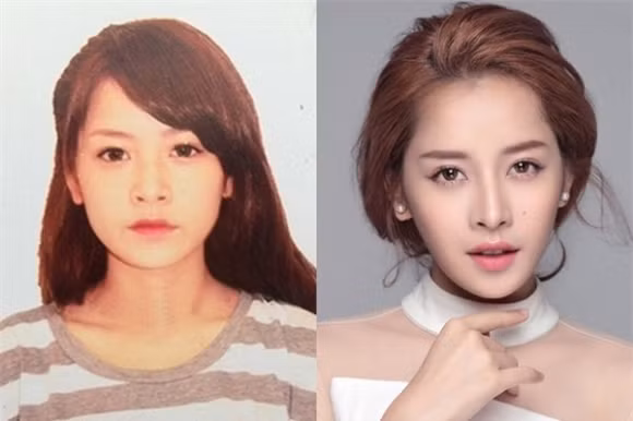 Chi Pu thời mới nổi tiếng trong cộng đồng hot girl với khuôn mặt bầu bĩnh và đôi mắt to tròn.