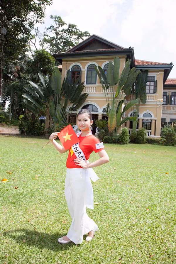 Trước đây Trang Anh từng đi catwalk tại các sự kiện lớn như Vietnam Junior’s Fashion Week 2018, Kids Model Vietnam Fashion Show 2018.
