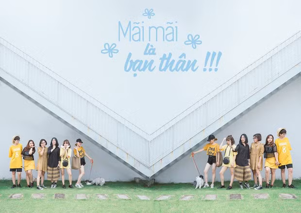 Anh ky yeu "de doi" cua nhom ban cung phong