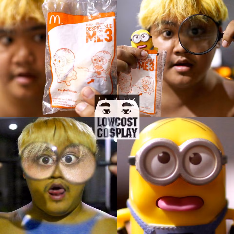 Chỉ với những dụng cụ đơn giản và một trí tưởng tượng phong phú, chàng trai Thái Lan đã mang đến tiếng cười ngặt nghẽo và giảm căng thẳng cho dân mạng.