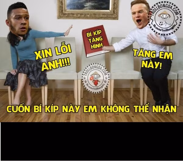 Tàng hình một mình quá buồn bã, Rooney đã rủ thêm tân binh Memphis Depay cho có bạn có bè tại Man United.