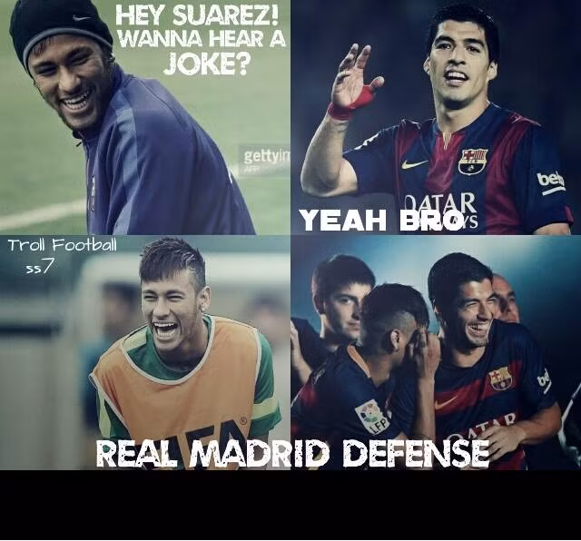 Phải đối mặt với hàng phòng ngự thi đấu như những cầu thủ nghiệp dư của Real Madrid, bộ đôi Neymar và Suarez của Barca đã có trận đấu dễ dàng và họ đóng góp 3 trong 4 bàn thắng mà CLB xứ Catalan trong trận đấu siêu kinh điển thế giới trên SVĐ Bernabeu đêm qua.