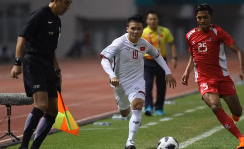 Thang de Nepal, Olympic Viet Nam vuot qua vong bang Asiad 18-Hinh-7