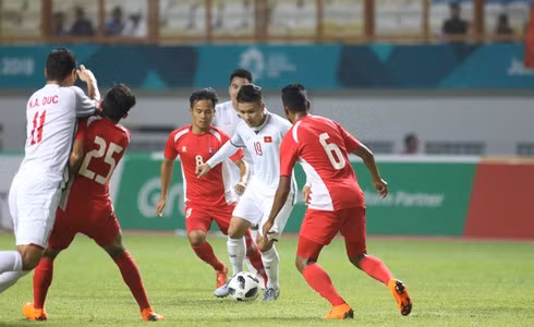 Thang de Nepal, Olympic Viet Nam vuot qua vong bang Asiad 18-Hinh-6