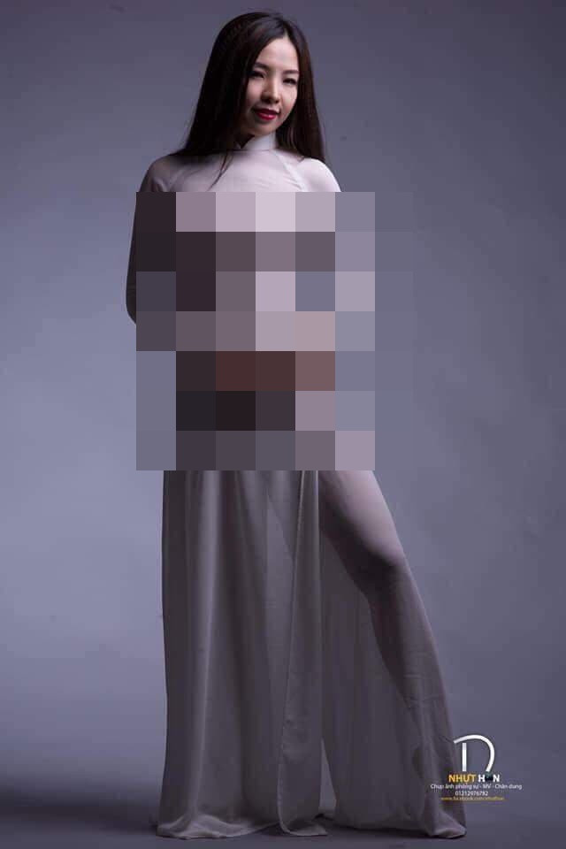 Nickname Bình Minh Trần chia sẻ: "Không hiểu mấy bác bảo nghệ thuật ở đâu? Nghệ thuật khoe ngực khoe mông hả? Người chụp hay người mẫu quả thực là không nghĩ trước gì cả, lòng hỏng hết cả cái thần của bộ áo dài truyền thống. Nhìn mà phát tởm".